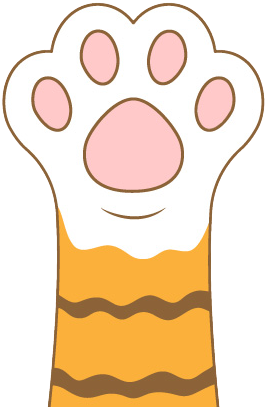 cat paw illustration of paper